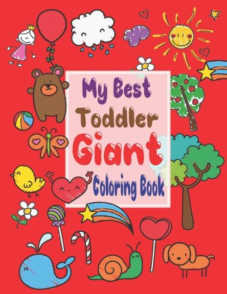 Cover for Susan Jones · My best toddler giant coloring book (Paperback Book) (2019)