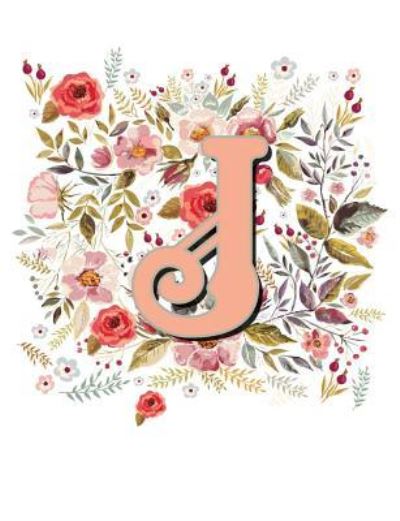 Cover for Terri Jones · J Monogram Letter Floral Wreath Notebook (Paperback Book) (2018)