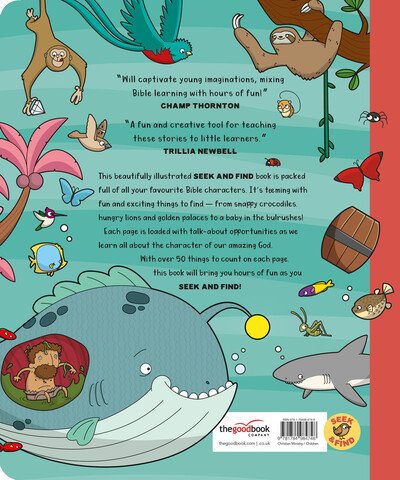 Cover for Sarah Parker · Seek and Find: Old Testament Bible Stories: With over 450 things to find and count! - Seek and Find (Board book) (2020)