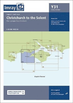 Imray Chart Y31: Christchurch to the Solent (Small Format) - Y Charts - Imray - Livros - Imray, Laurie, Norie & Wilson Ltd - 9781786795748 - 28 de março de 2024