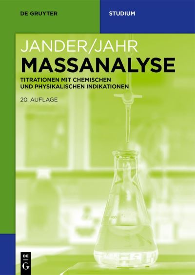 Cover for Gerhart Jander · Massanalyse (Taschenbuch) (2022)