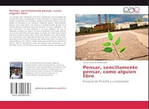 Cover for Maldonado · Pensar, sencillamente pensar, (Buch)
