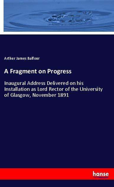 Cover for Balfour · A Fragment on Progress (Book)