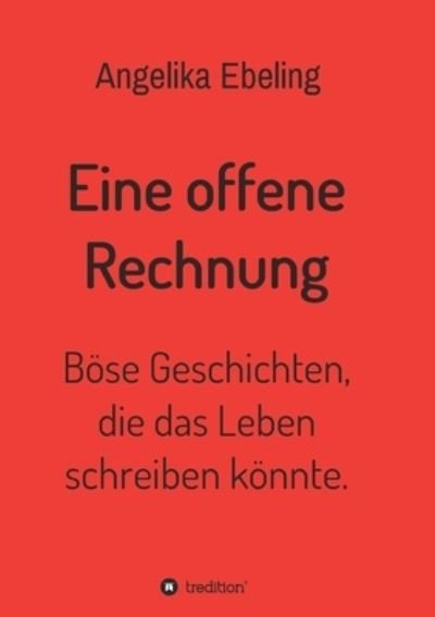 Cover for Ebeling · Eine offene Rechnung (Bok) (2020)