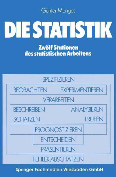 Cover for Gunter Menges · Die Statistik: Zwoelf Stationen Des Statistischen Arbeitens (Paperback Book) [Softcover Reprint of the Original 1st 1982 edition] (1982)