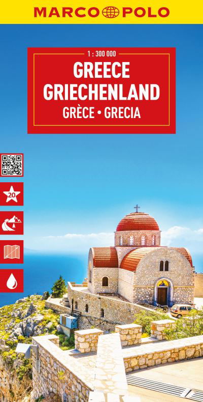 Greece & Islands Marco Polo Map - Marco Polo Maps - Marco Polo - Books - MAIRDUMONT GmbH & Co. KG - 9783575018748 - May 9, 2024