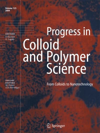 Cover for Miklos Zrinyi · From Colloids to Nanotechnology - Progress in Colloid and Polymer Science (Paperback Book) [Softcover reprint of the original 1st ed. 2004 edition] (2011)