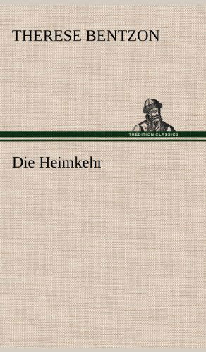 Cover for Therese Bentzon · Die Heimkehr (Inbunden Bok) [German edition] (2012)