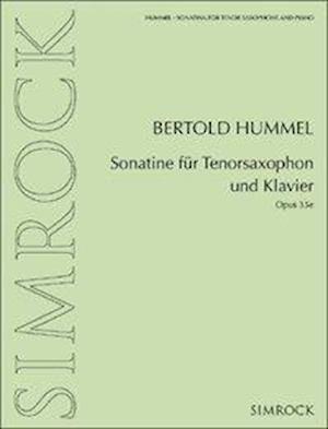 Cover for Hummel · Sonatine für Tenorsaxophon (Book)