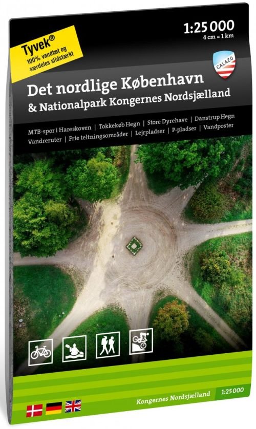 Cover for Calazo · Det nordlige København &amp; Nationalpark Kongernes Nordsjælland - Hiking maps (Landkart) (2023)