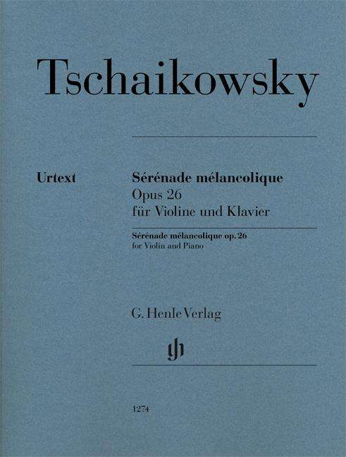 Cover for Tschaikowski · Sérénade mélancolique op.2 (Book)