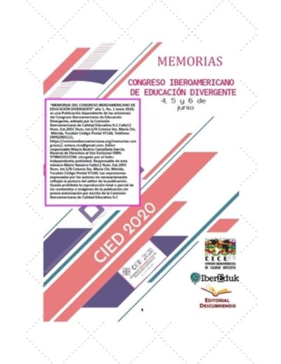 Cover for Comisión Iberoame de Calidad Educativa · Memorias del Congreso Iberoamericano de Educacion Divergente (Paperback Book) (2020)