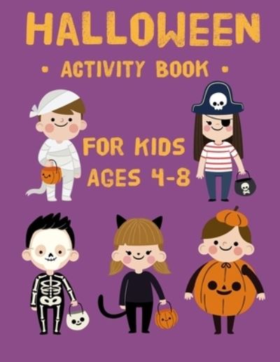 Cover for Tim Tama · Halloween Activity Book for Kids Ages 4-8 (Pocketbok) (2020)