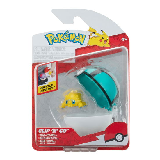 Cover for Pokemon · Pokémon ClipnGo Poké Balls Wattzapf &amp; Netzball (Toys) (2024)