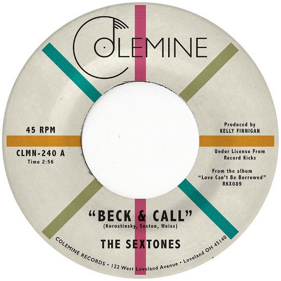 Cover for Sextones · Beck &amp; Call (7&quot;) (2023)