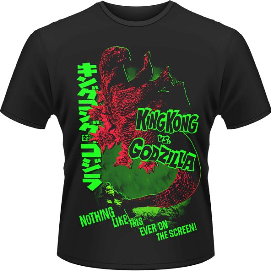 Cover for Horror · Godzilla vs King Kong -xl (T-shirt) [size XL] [Black edition] (2015)