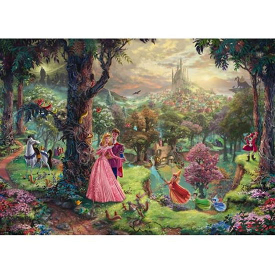 Disney - Sleeping Beauty by Thomas Kinkade 1000 Piece Schmidt Puzzle - Kinkade - Books - ASMODEE - 4001504594749 - June 30, 2023