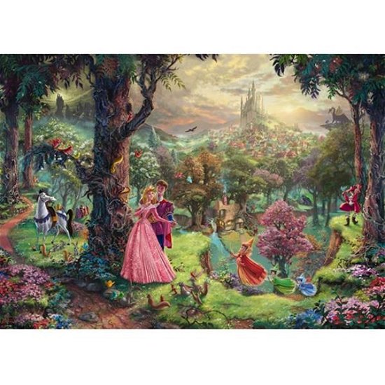 Cover for Kinkade · Disney - Sleeping Beauty by Thomas Kinkade 1000 Piece Schmidt Puzzle (Paperback Bog) (2023)
