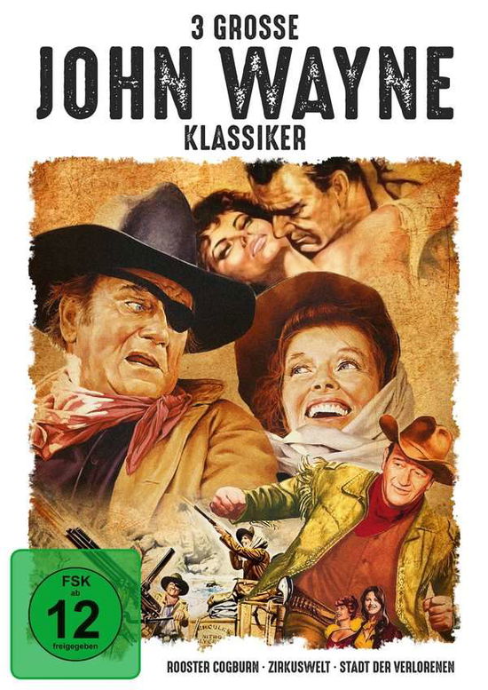 3 GROßE JOHN-WAYNE-KLASSIKER - Wayne,john / Cardinale,claudia / Hayworth,rita/+ - Movies - WVG Medien GmbH - 4250148718749 - December 4, 2020