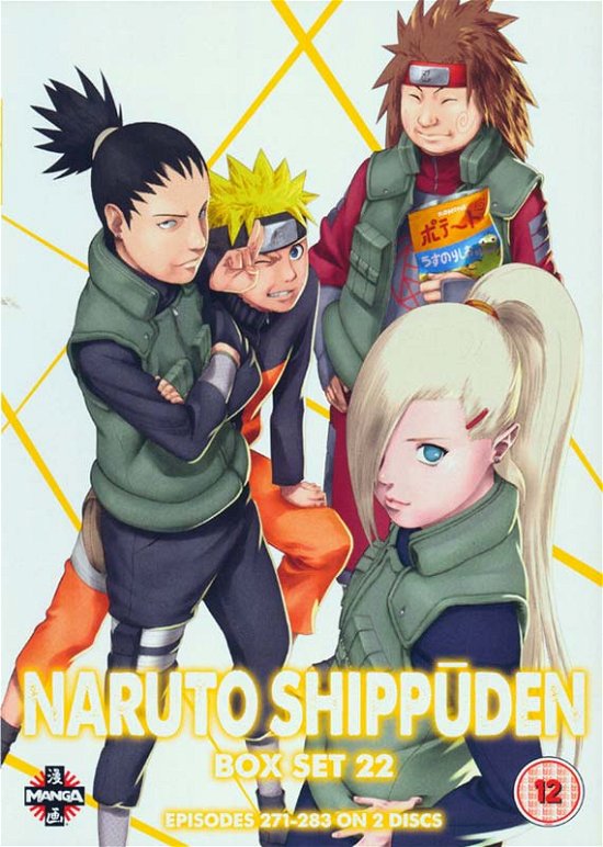 Cover for Naruto Shippuden Box Set 22 (E · Naruto Shippuden Box 22 (Episodes 271 to 283) (DVD) (2015)