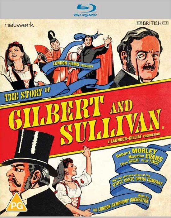Cover for The Story of Gilbert and Sullivan (Blu-ray) (2021)