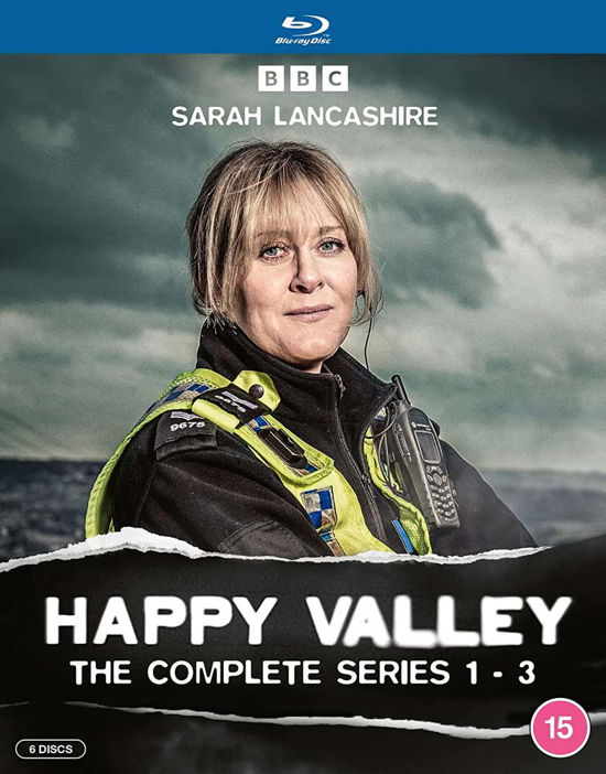 Cover for Happy Valley Series 13 BD · Happy Valley: The Complete Series 1-3 (Blu-ray) (2023)