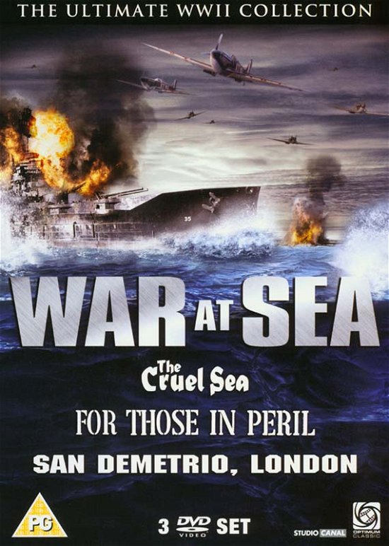 Cover for War at Sea · The Cruel Sea / For Those In Peril / San Demetrio, London (DVD) (2010)