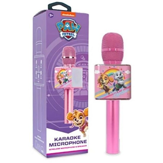 Paw Patrol Pink Kar Microphone - Otl - Merchandise - Oceania Trading Limited - 5055371624749 - 