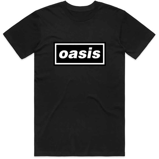 Cover for Oasis · Oasis Unisex T-Shirt: Decca Logo (Black) (T-shirt) [size S] [Black edition] (2019)