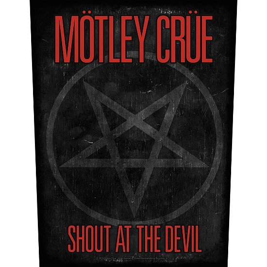 Cover for Mötley Crüe · Motley Crue Back Patch: Shout At The Devil Pentagram (MERCH)