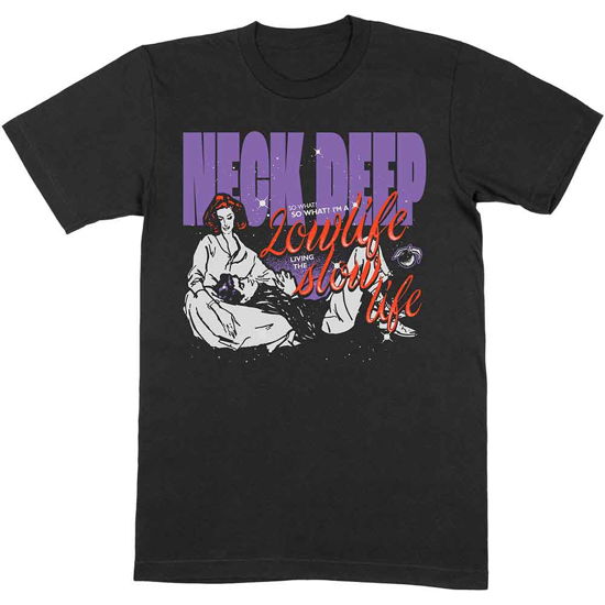 Cover for Neck Deep · Neck Deep Unisex T-Shirt: Lowlife Couple (T-shirt) [size S] [Black - Unisex edition]