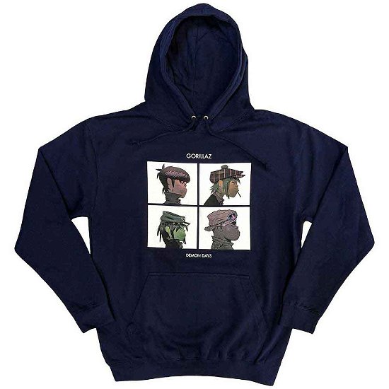 Gorillaz Unisex Pullover Hoodie: Demon Days - Gorillaz - Merchandise -  - 5056737221749 - 