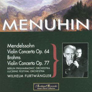 Cover for Mendelssohn / Furtwangler · Vln Konzert Mendelssohn Dto (CD) (2012)