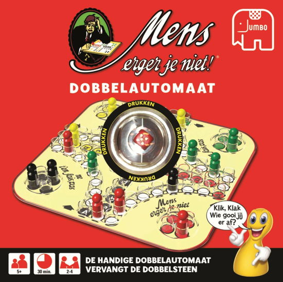 Cover for Bordspel · Mens Erger Je Niet Dobbelautomaat (Zabawki)