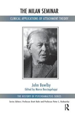 Cover for John Bowlby · The Milan Seminar: Clinical Applications of Attachment Theory - The History of Psychoanalysis Series (Hardcover Book) (2019)