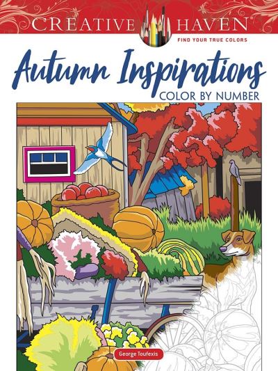 Creative Haven Autumn Inspirations Color by Number - Creative Haven - George Toufexis - Books - Dover Publications Inc. - 9780486844749 - October 30, 2020