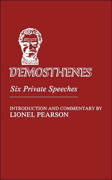 Cover for Demosthenes · Demosthenes: Six Private Speeches - Society for Classical Studies Textbooks (Taschenbuch) (1972)