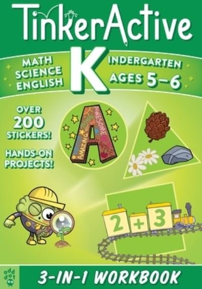 Cover for Megan Hewes Butler · TinkerActive Kindergarten 3-in-1 Workbook: Math, Science, English Language Arts - TinkerActive Workbooks (Pocketbok) (2023)