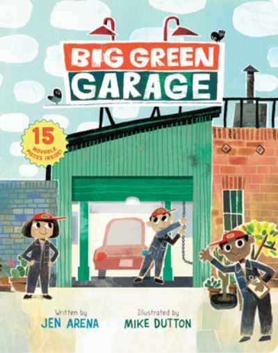 Cover for Jen Arena · Big Green Garage (Board book) (2022)