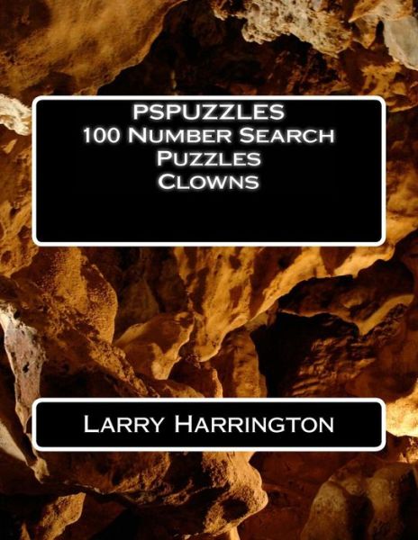 Cover for Larry Harrington · Pspuzzles 100 Number Search Puzzles Clowns (Paperback Book) (2015)