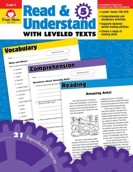 Cover for Delana Heidrich · Read &amp; Understand with Leveled Texts, Grade 5 (Paperback Book) (2010)