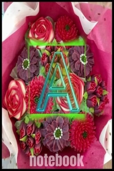 Cover for Favorite Books · Initial A Notebook for Women and Girls, Pink Floral (Paperback Book) (2020)