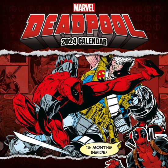 Deadpool Calendar - Deadpool 2024 30X30 Square Calendar Merch - Produtos - PYRAMID INTERNATIONAL - 9781804230749 - 10 de novembro de 2023