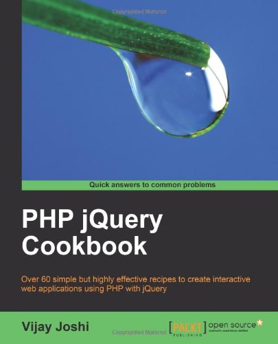 Cover for Vijay Joshi · PHP jQuery Cookbook (Paperback Book) (2010)
