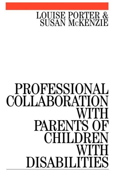 Cover for Louise Porter · Professional Collaboration with Parents of Children with Disabilities (Paperback Book) (2000)