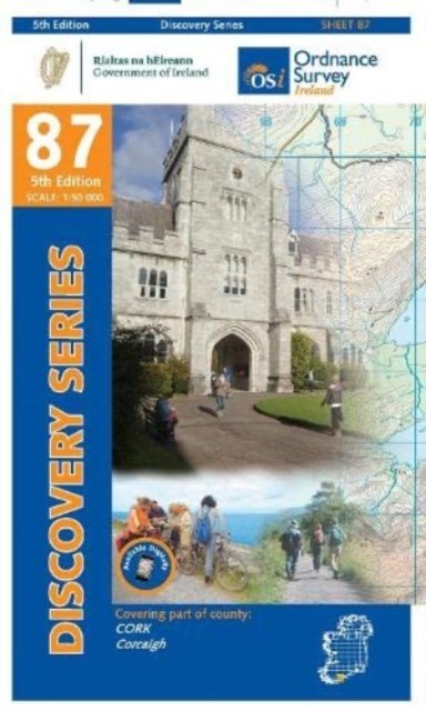 Cover for Ordnance Survey Ireland · Cork - Irish Discovery Series (Kort) [5 Revised edition] (2022)