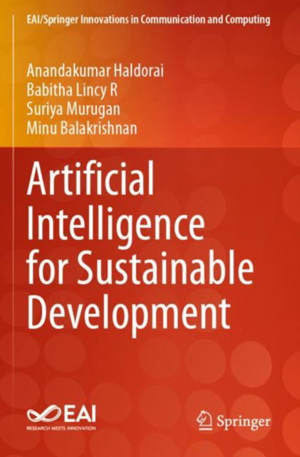 Cover for Anandakumar Haldorai · Artificial Intelligence for Sustainable Development - EAI / Springer Innovations in Communication and Computing (Paperback Book) (2025)
