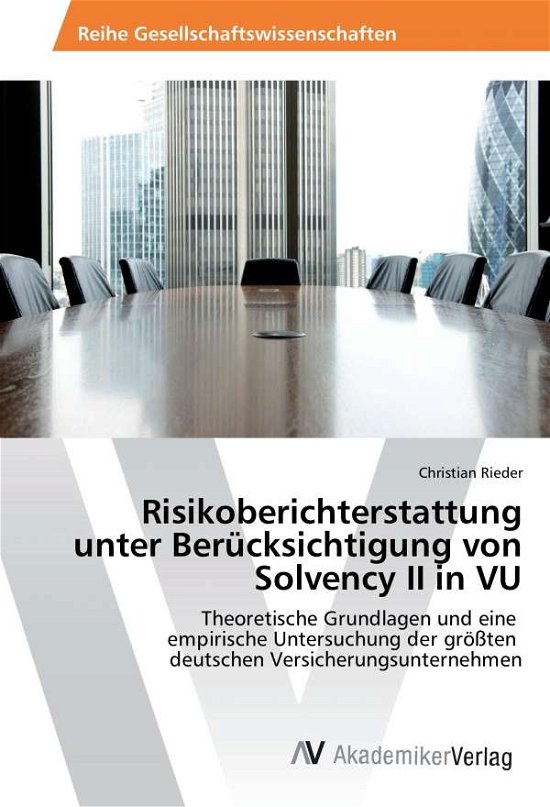 Cover for Rieder · Risikoberichterstattung unter Be (Bog) (2017)