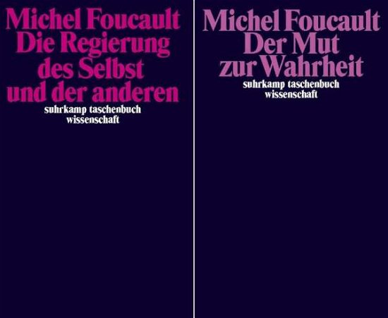 Cover for Michel Foucault · Suhrk.tb Wi.2019/20 Foucault.regier.1-2 (Bok)
