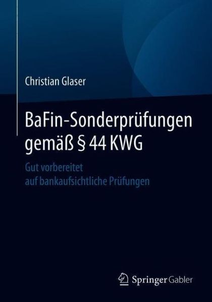 Cover for Glaser · BaFin Sonderpruefungen gemaess 44 KWG (Book) (2020)